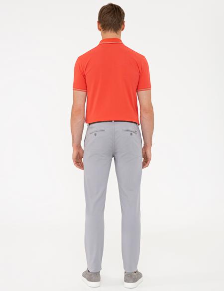 Gri Slim Fit Chino Pantolon - 50240326179