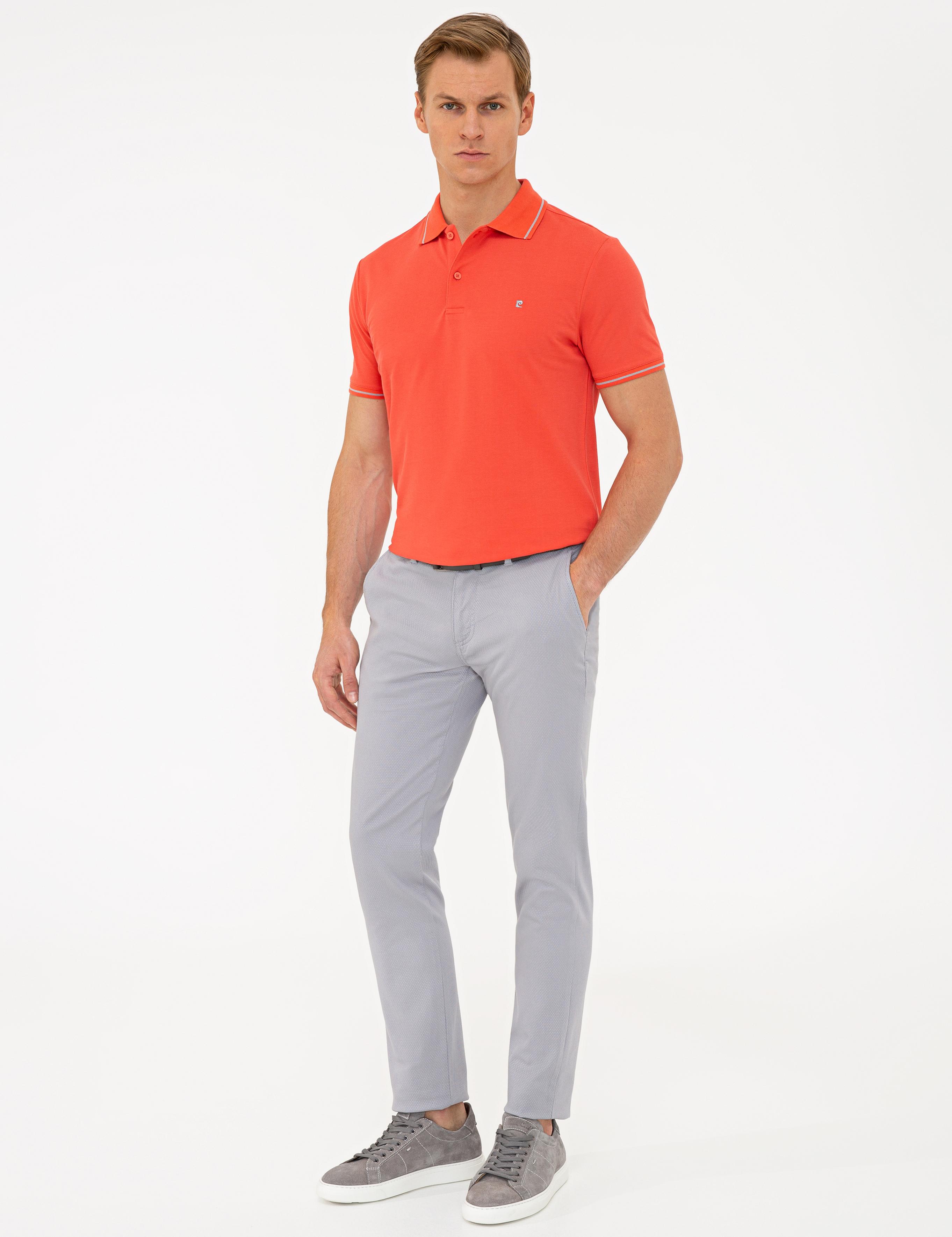 Gri Slim Fit Chino Pantolon
