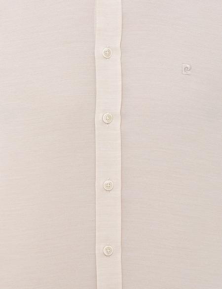 Bej Slim Fit Uzun Kollu Gömlek - 50240408007