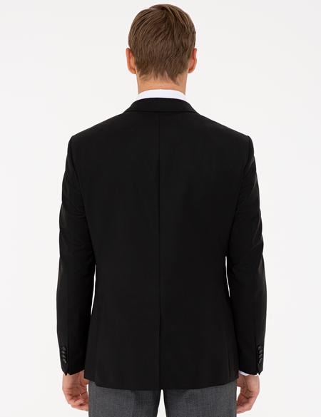 Siyah Slim Fit Ceket - 50175609005