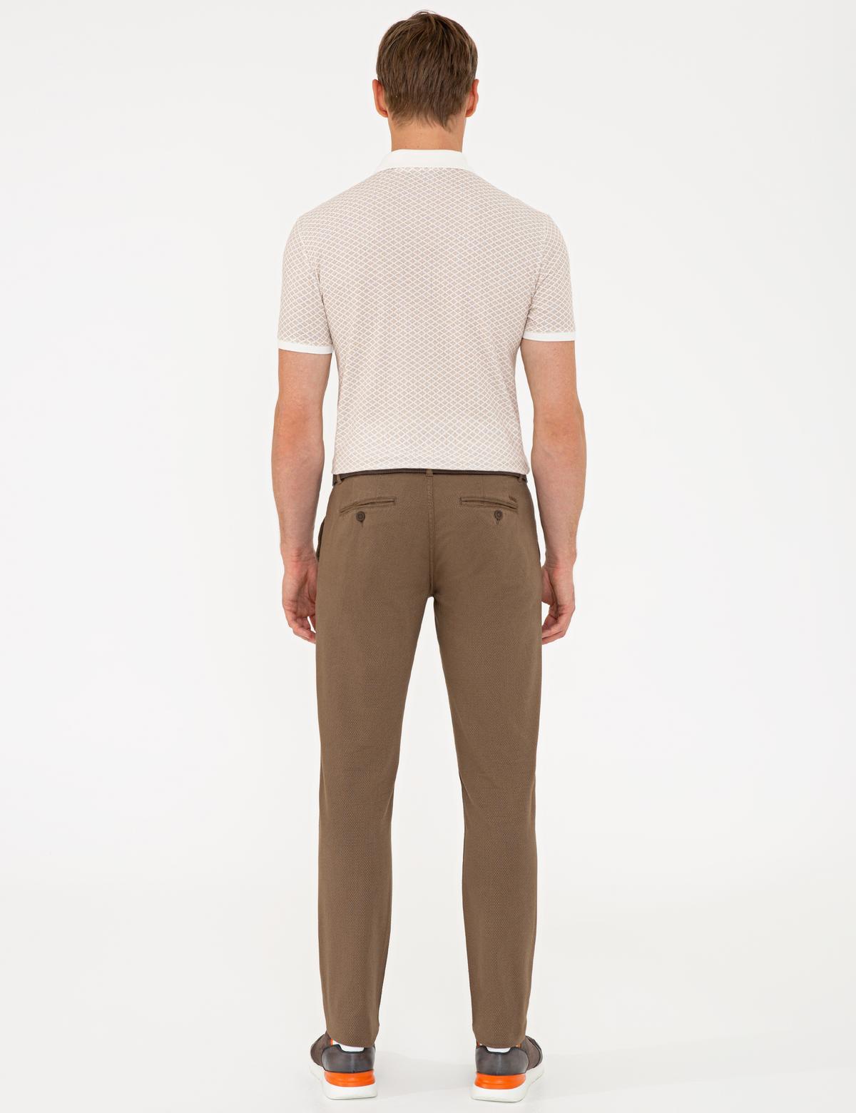 Açık Kahverengi Slim Fit Chino Pantolon - 50240326009
