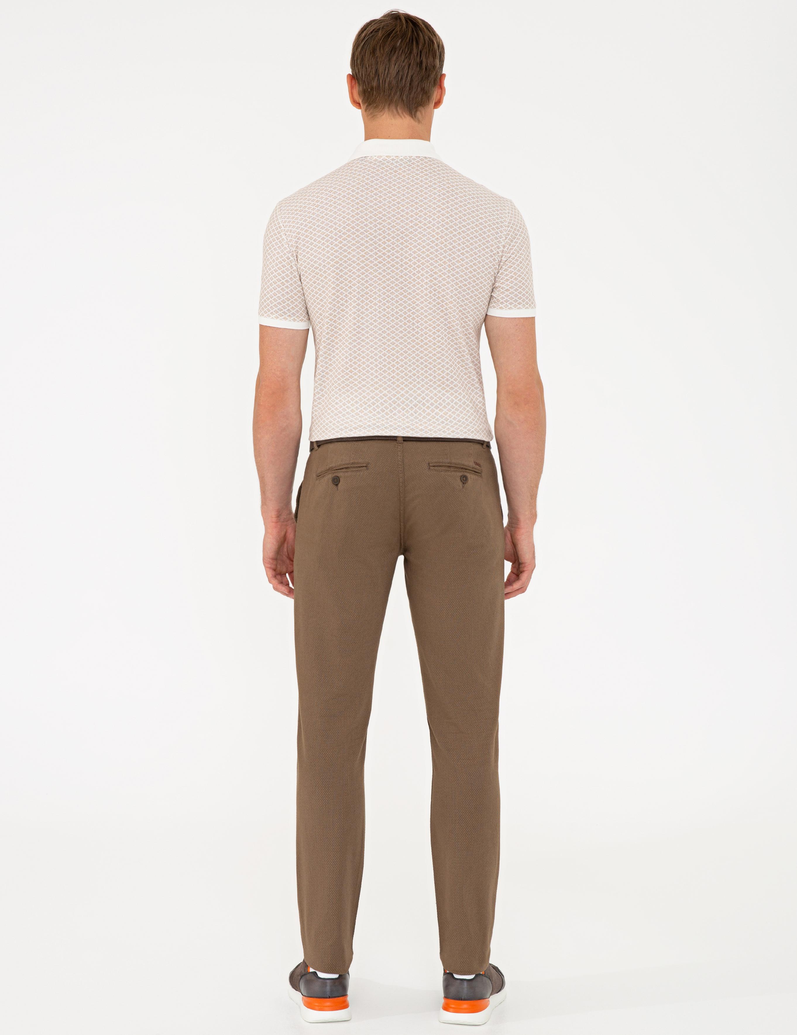 Açık Kahverengi Slim Fit Chino Pantolon