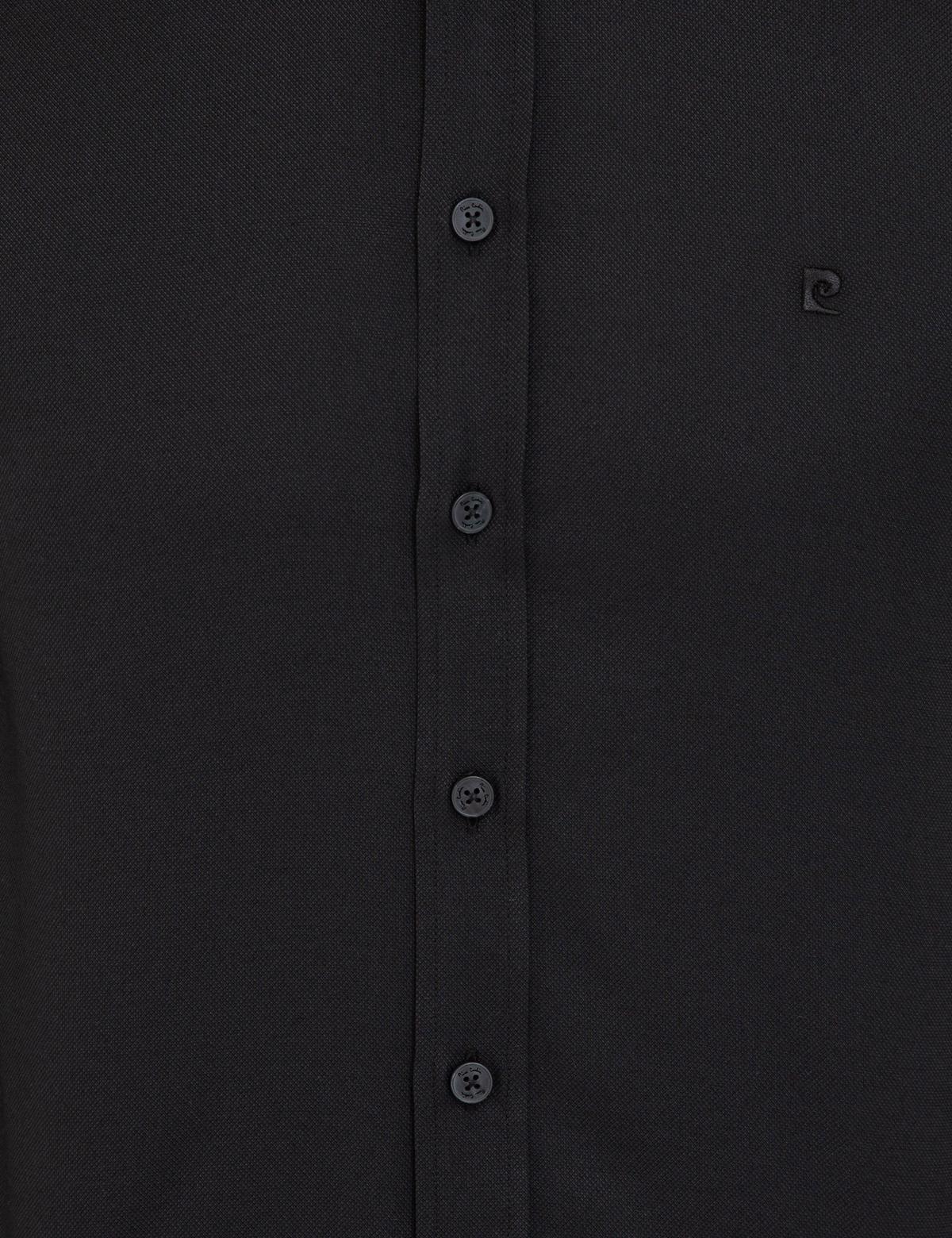 Siyah Slim Fit Oxford Gömlek - 50240379044