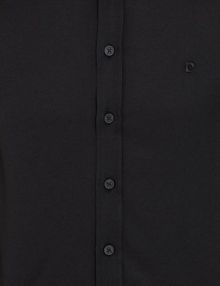 Siyah Slim Fit Oxford Gömlek - 50240379044