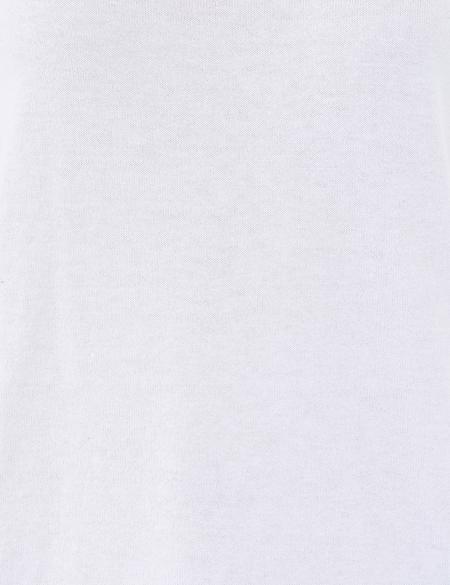 Beyaz Triko Tişört - 50241965003