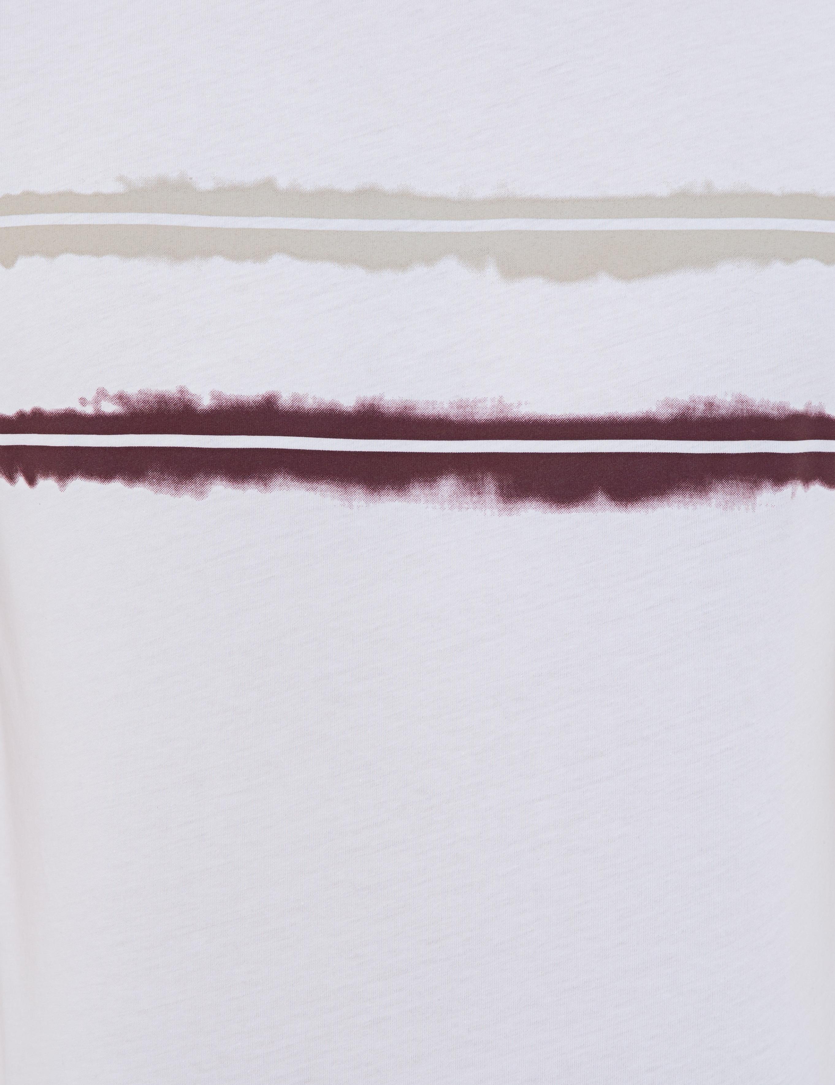 Beyaz Slim Fit Bisiklet Yaka Tişört