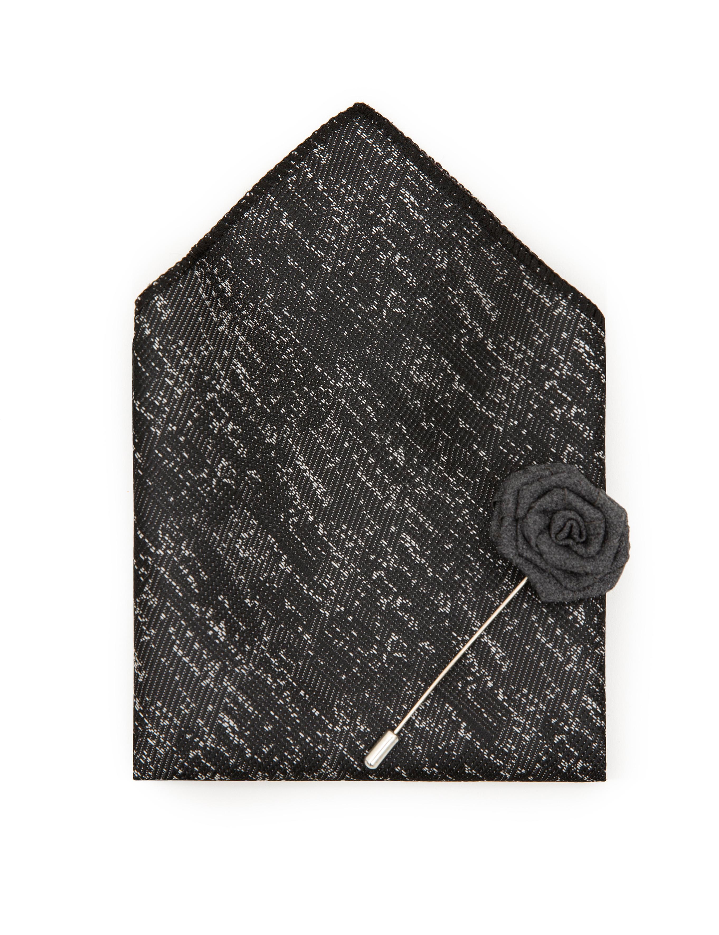 Siyah 3'lü Kravat Seti