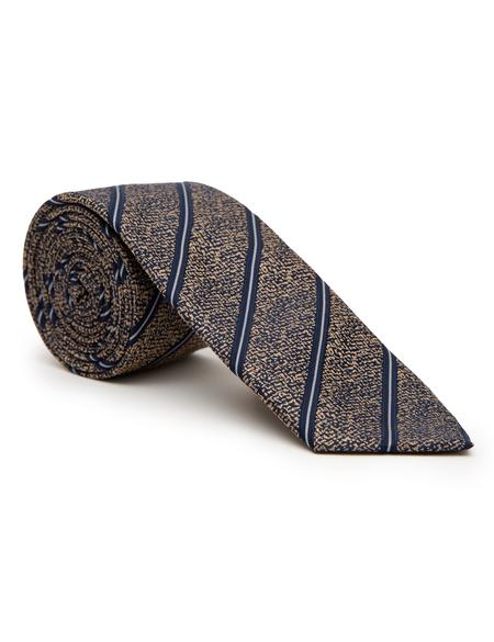 Bej 3'lü Kravat-Mendil-Kravat İğnesi Set - 50244733003