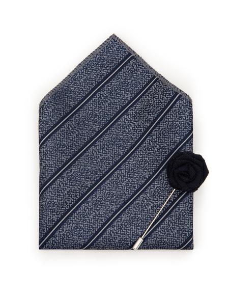 Mavi 3'lü Kravat Seti - 50244733001