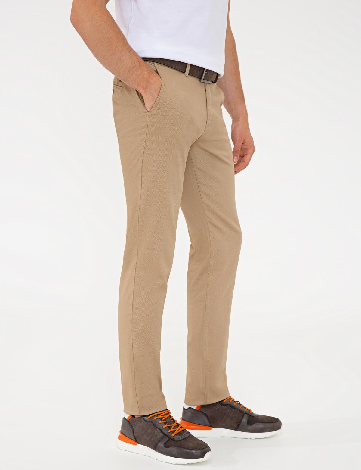 Camel Slim Fit Kanvas Pantolon - 50240401074