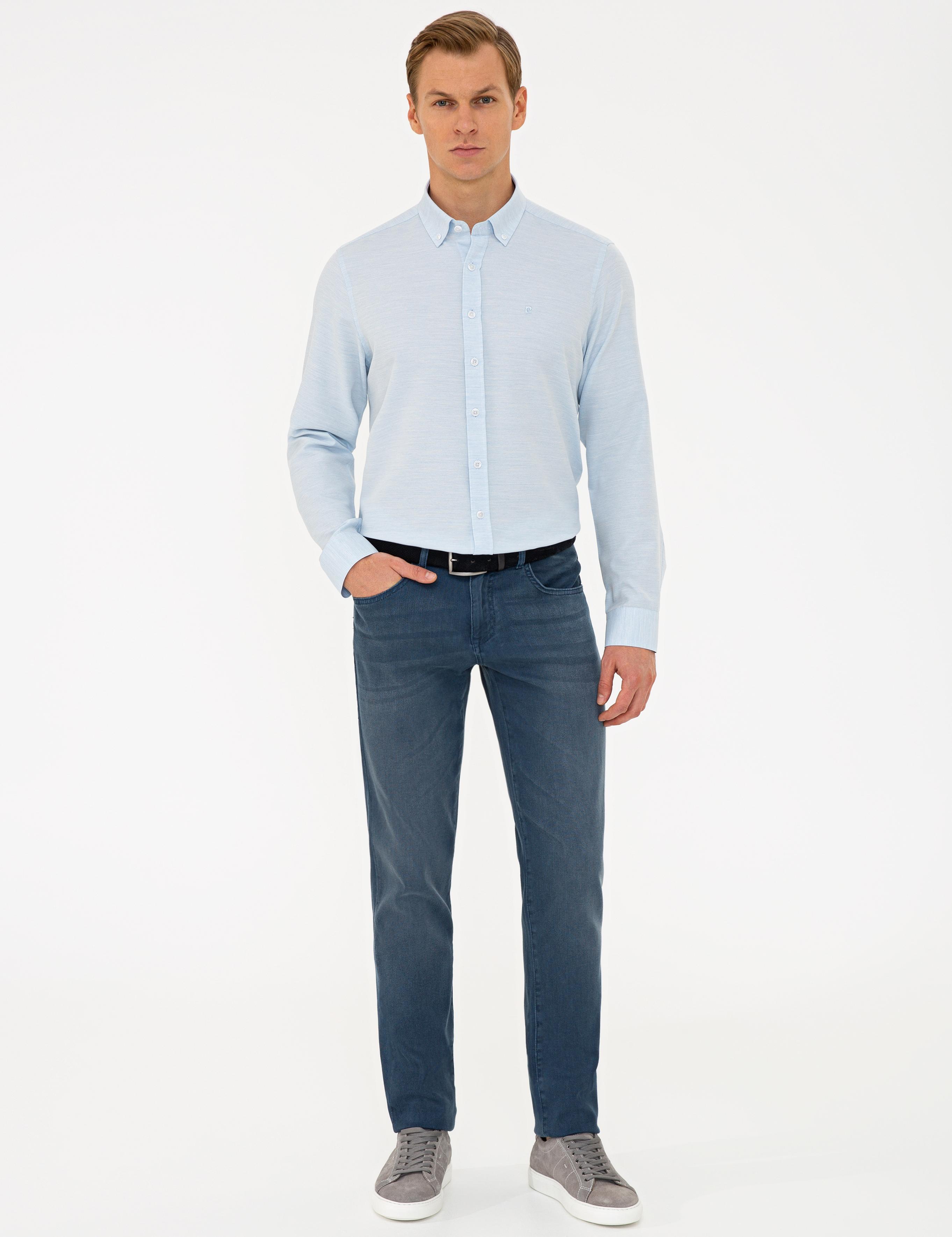 Mavi Slim Fit Gömlek