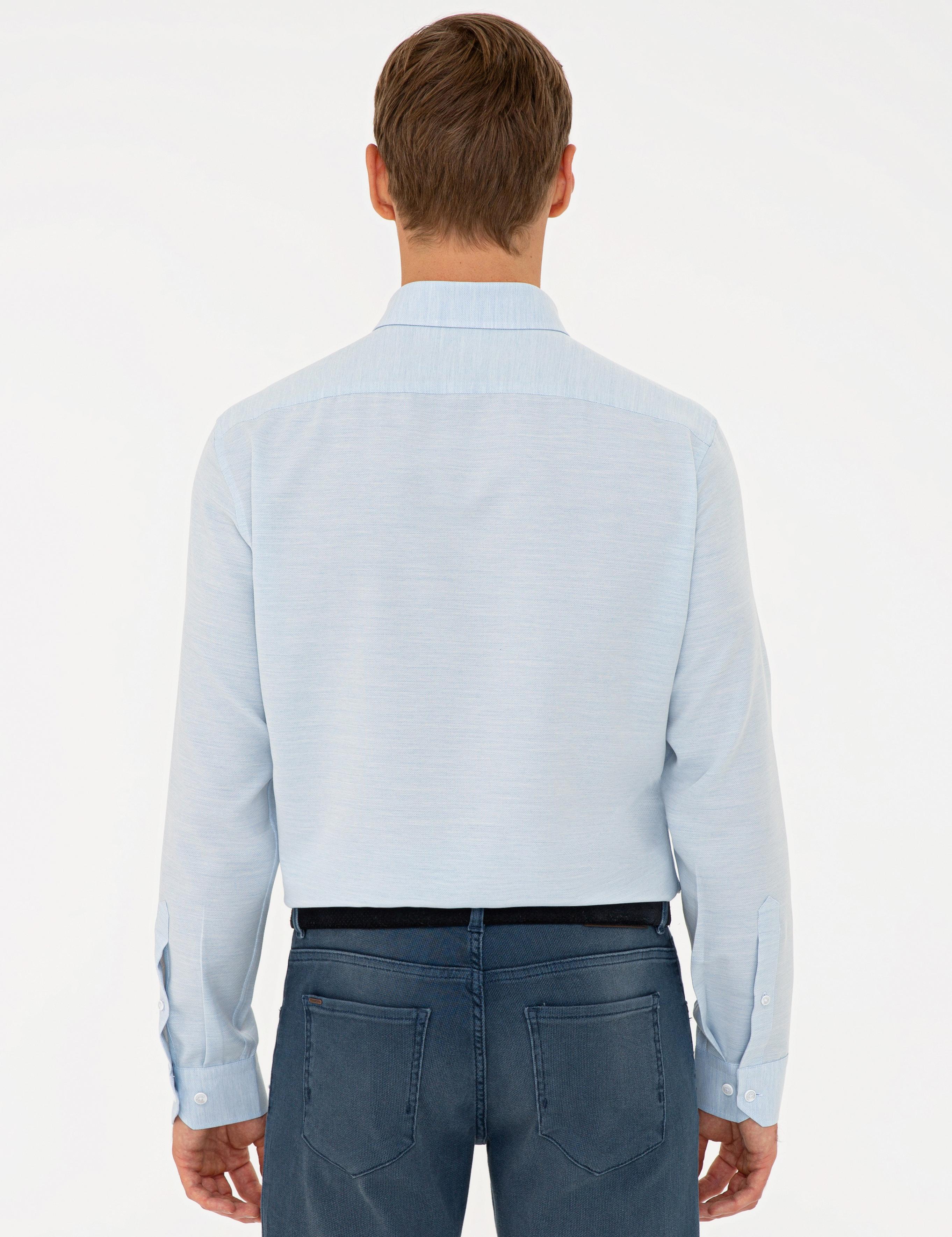 Mavi Slim Fit Gömlek