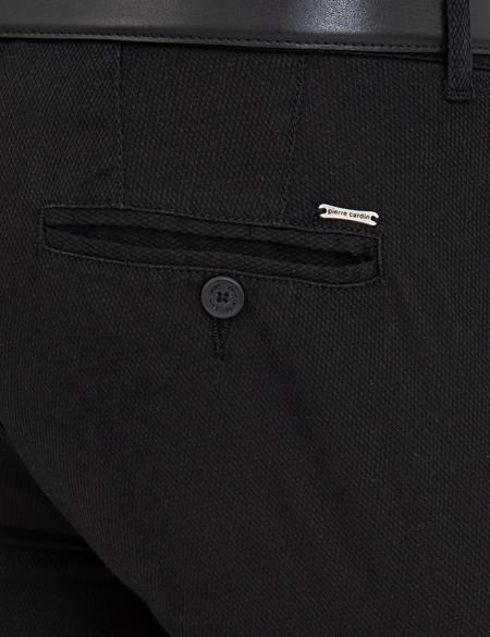 Siyah Slim Fit Kanvas Pantolon - 50240401309