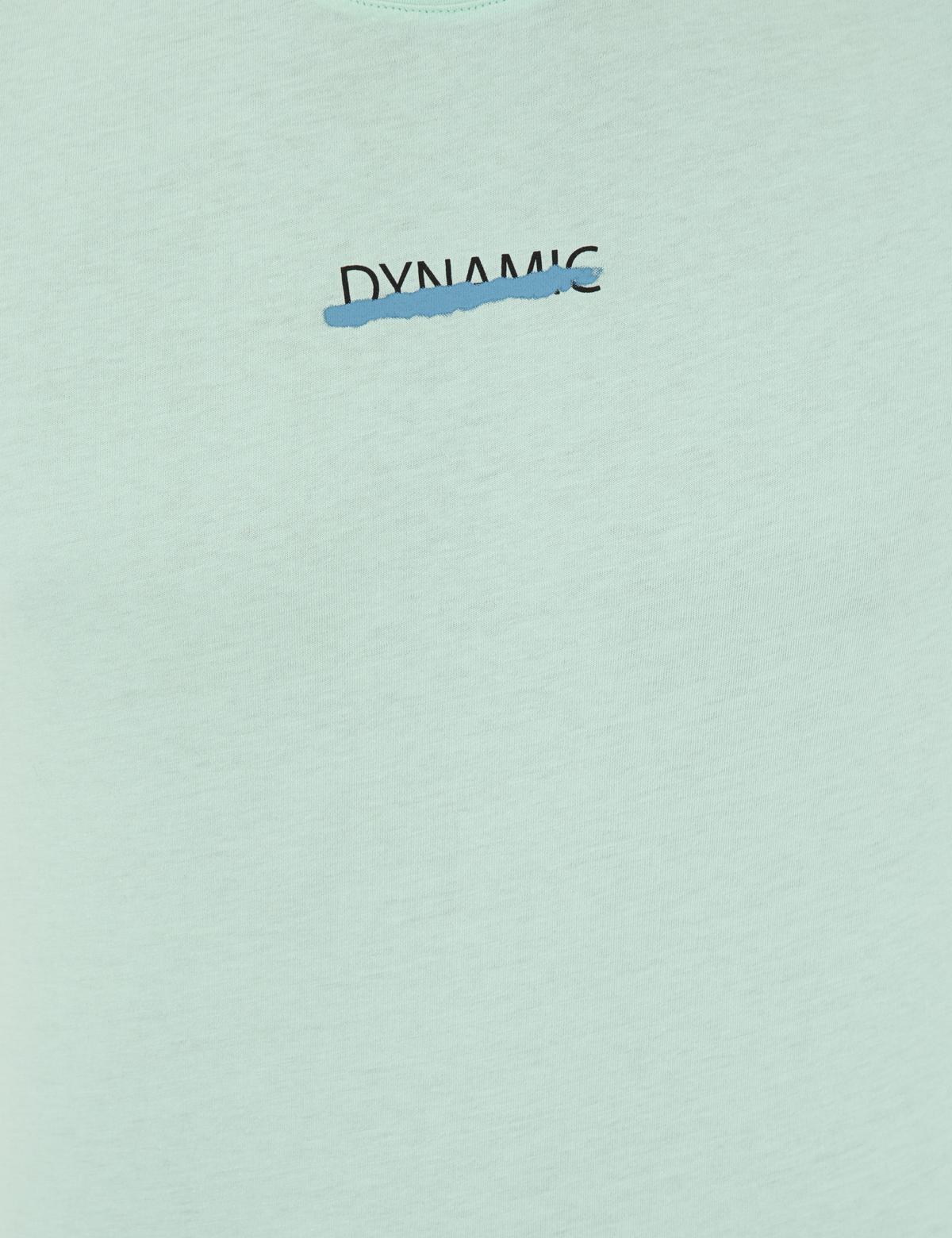 Su Yeşili Slim Fit Tişört - 50241502024