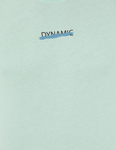 Su Yeşili Slim Fit Tişört - 50241502024