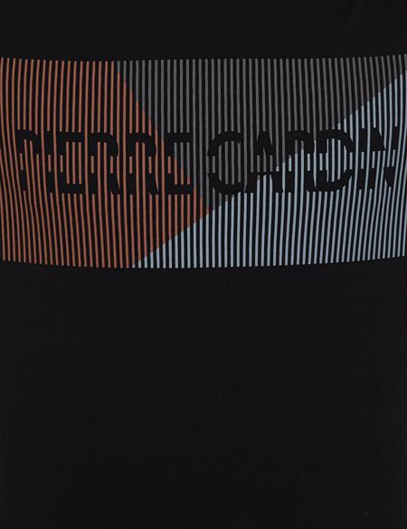 Siyah Slim Fit Bisiklet Yaka T-Shirt - 50241507019