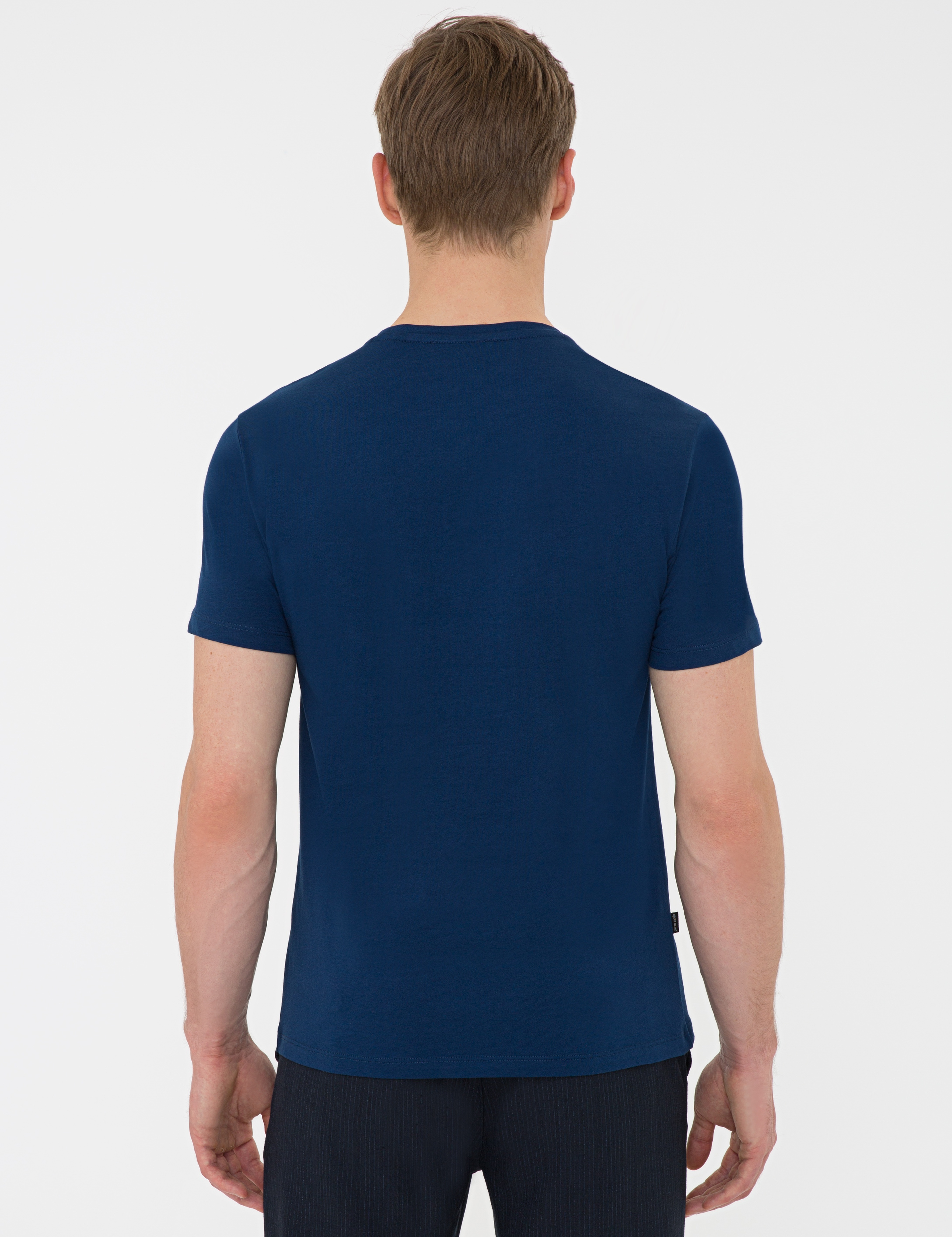 Lacivert Slim Fit Tişört - Image 3