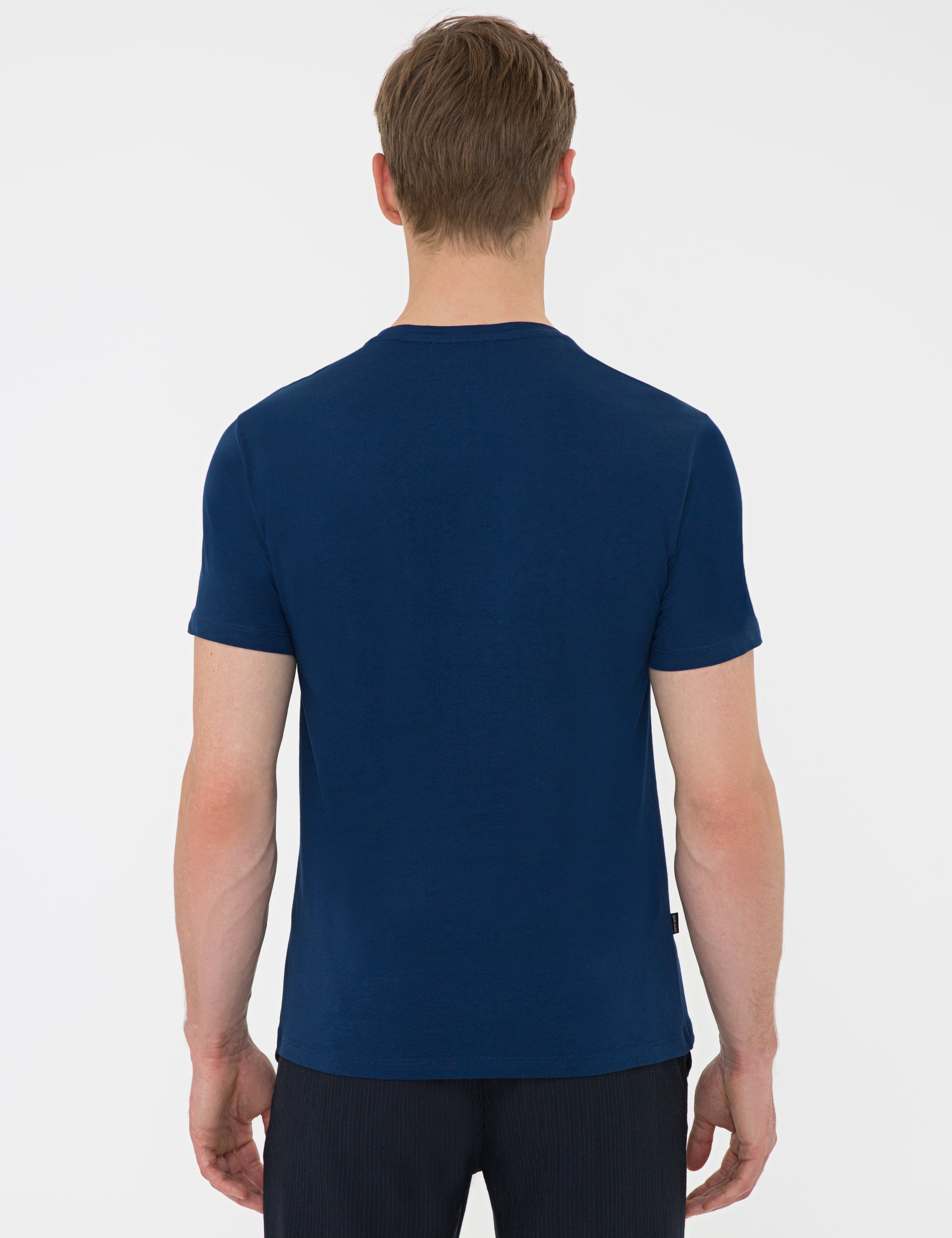 Lacivert Slim Fit Tişört