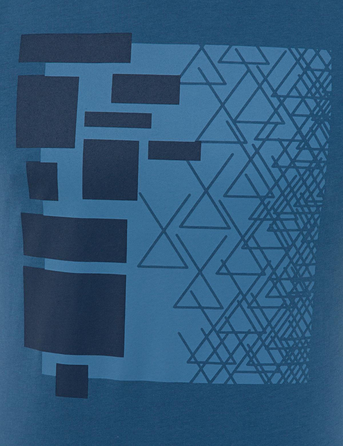 Mavi Slim Fit Bisiklet Yaka Tişört - 50241532014