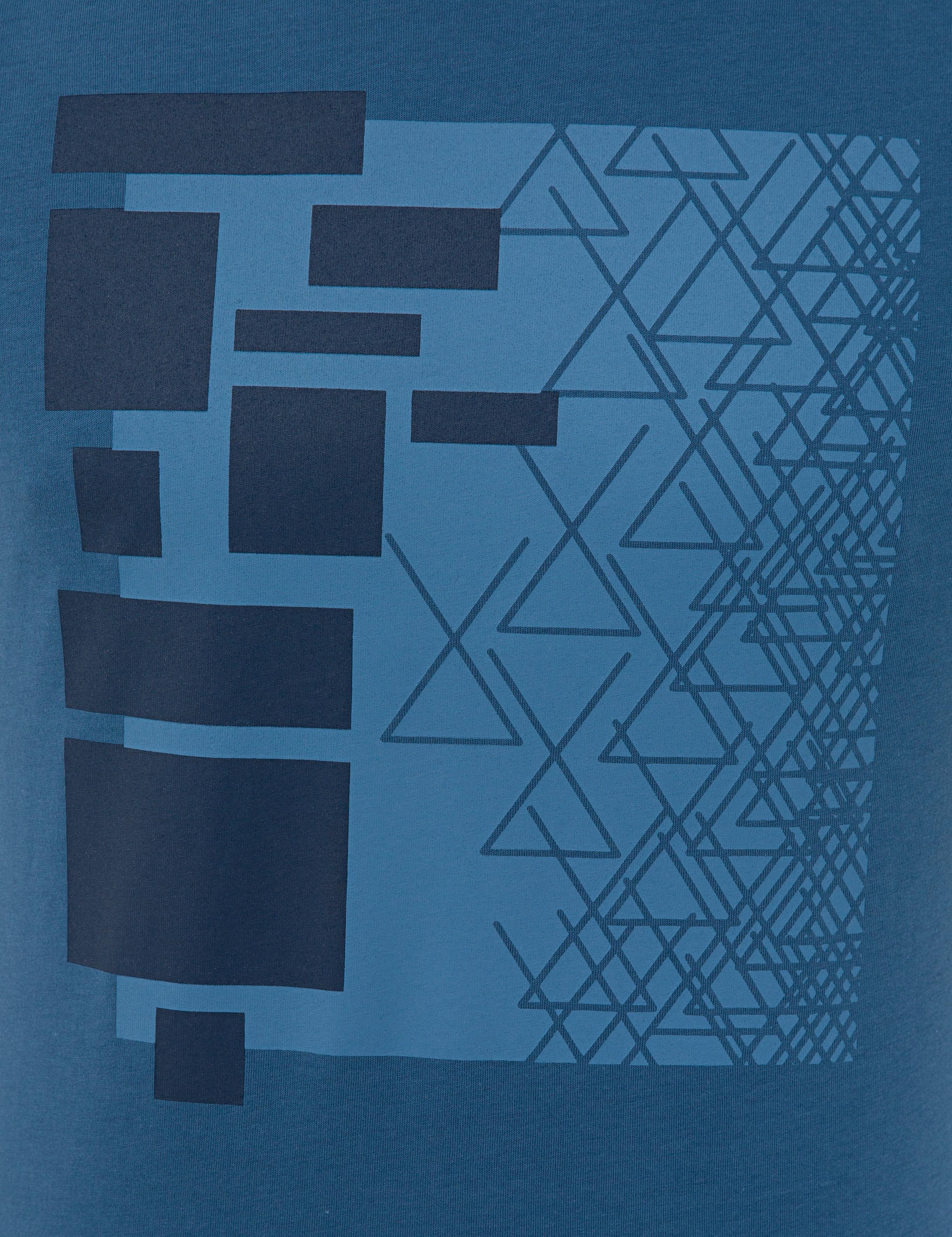 Mavi Slim Fit Bisiklet Yaka Tişört