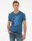 Mavi Slim Fit Bisiklet Yaka Tişört