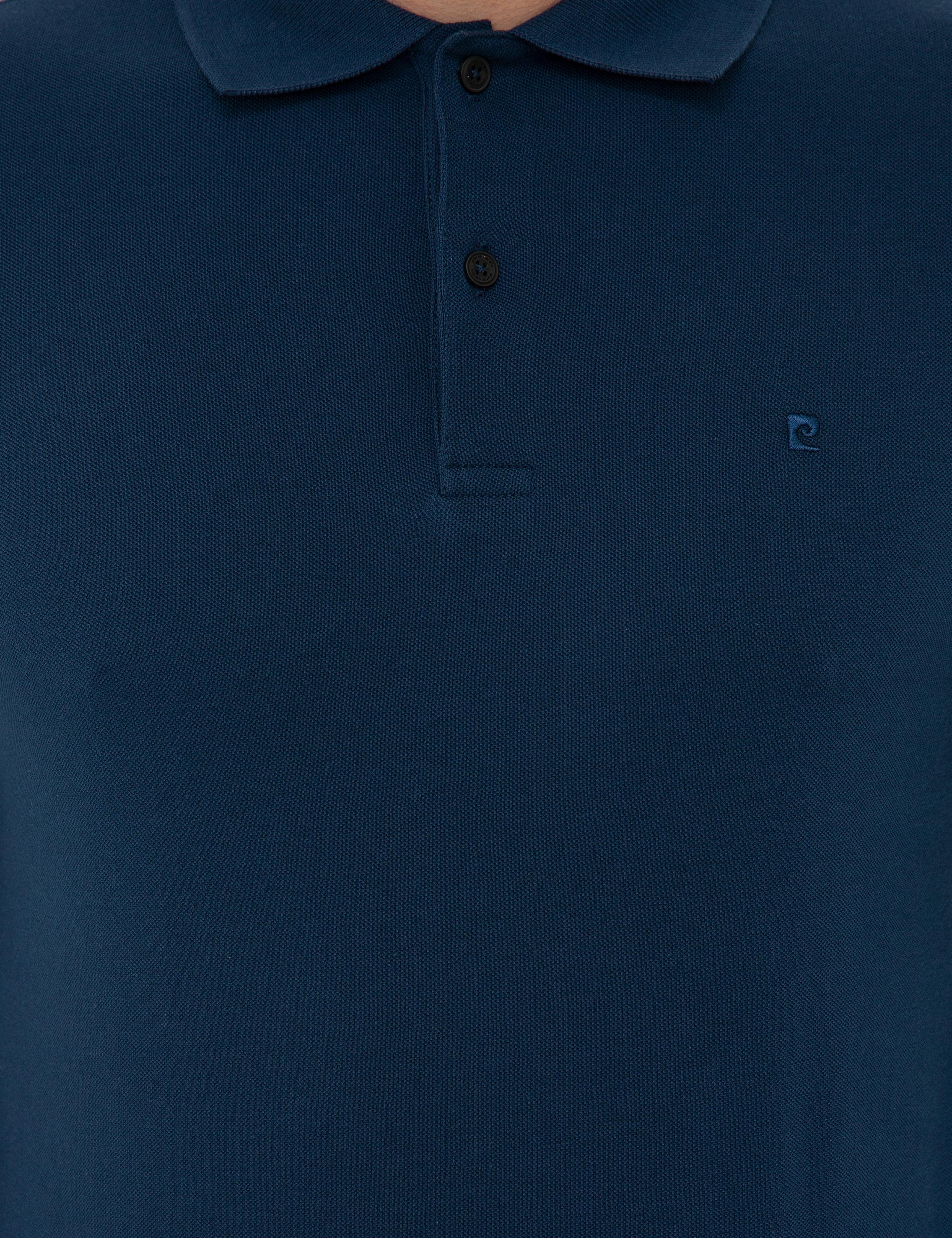 Açık Lacivert Slim Fit Basic Sweatshirt - Image 6