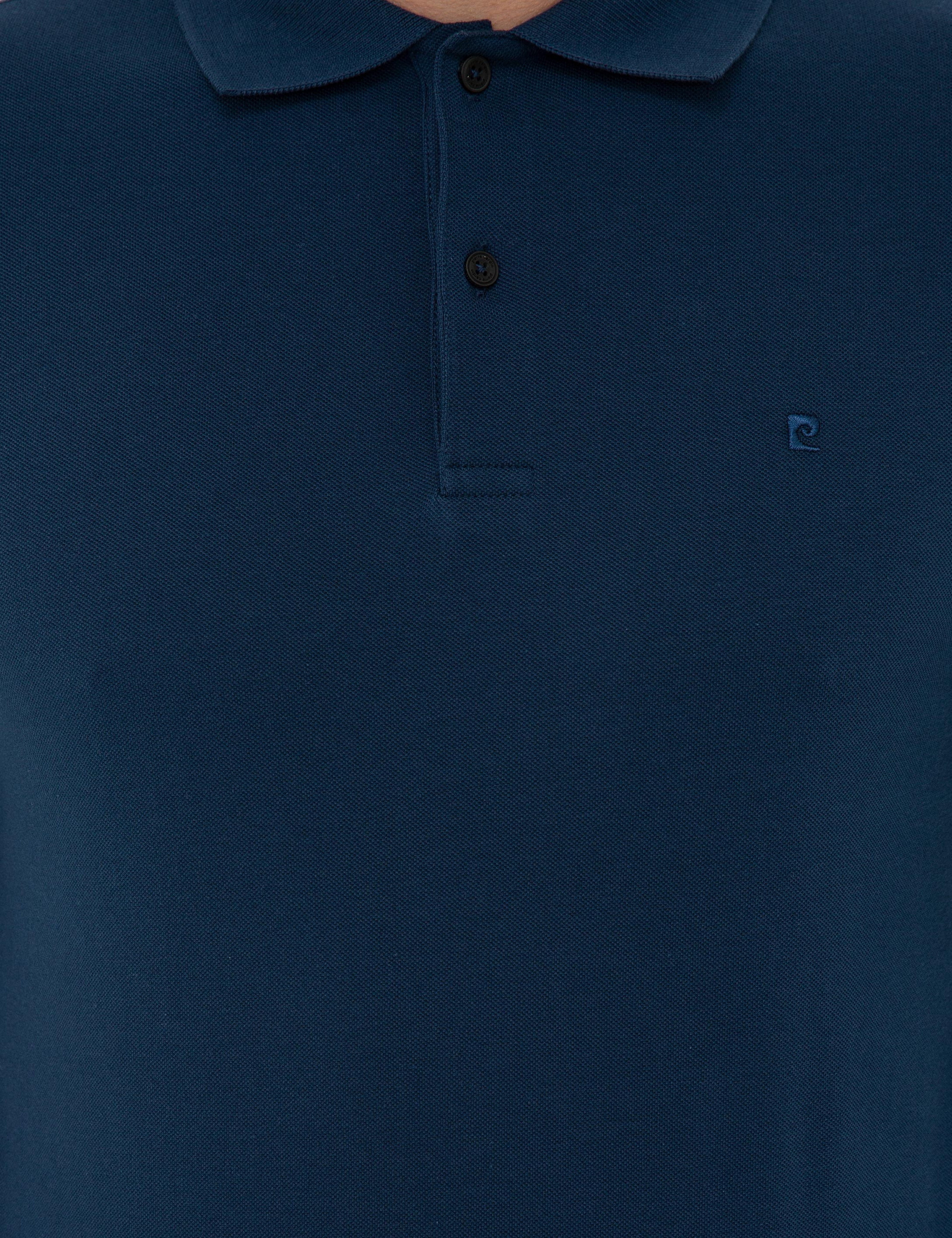 Açık Lacivert Slim Fit Basic Sweatshirt