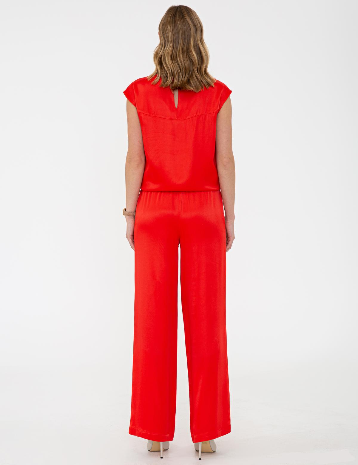 Nar Çiçeği Rahat Kesim Kanvas Pantolon - 50243312013