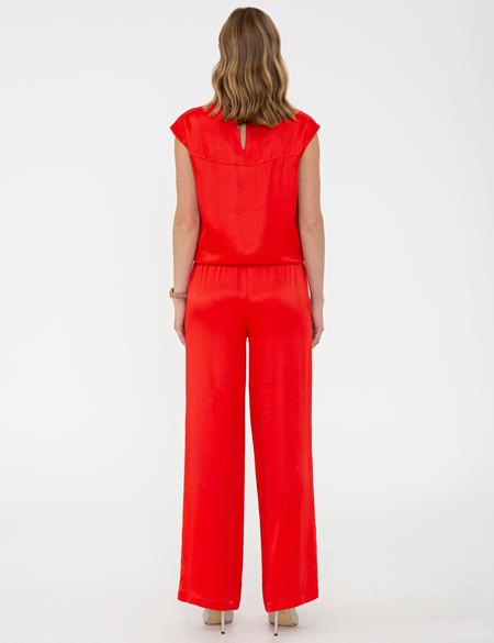 Nar Çiçeği Rahat Kesim Kanvas Pantolon - 50243312013