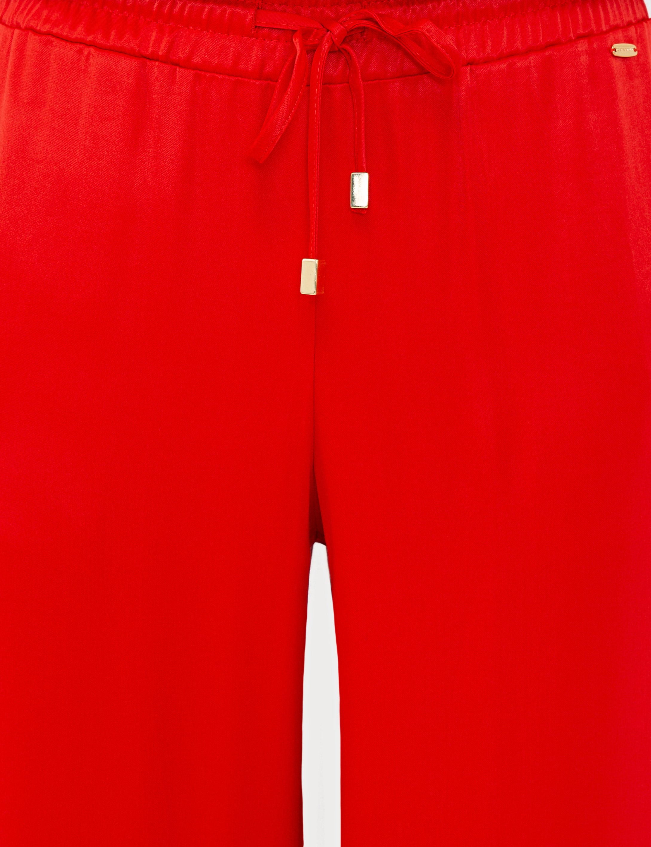 Nar Çiçeği Rahat Kesim Kanvas Pantolon - Image 5