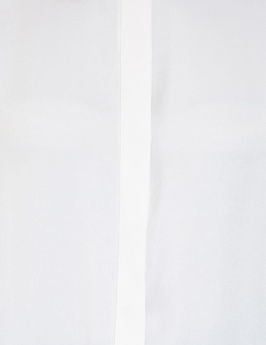 Beyaz Regular Fit Kısa Kollu Gömlek