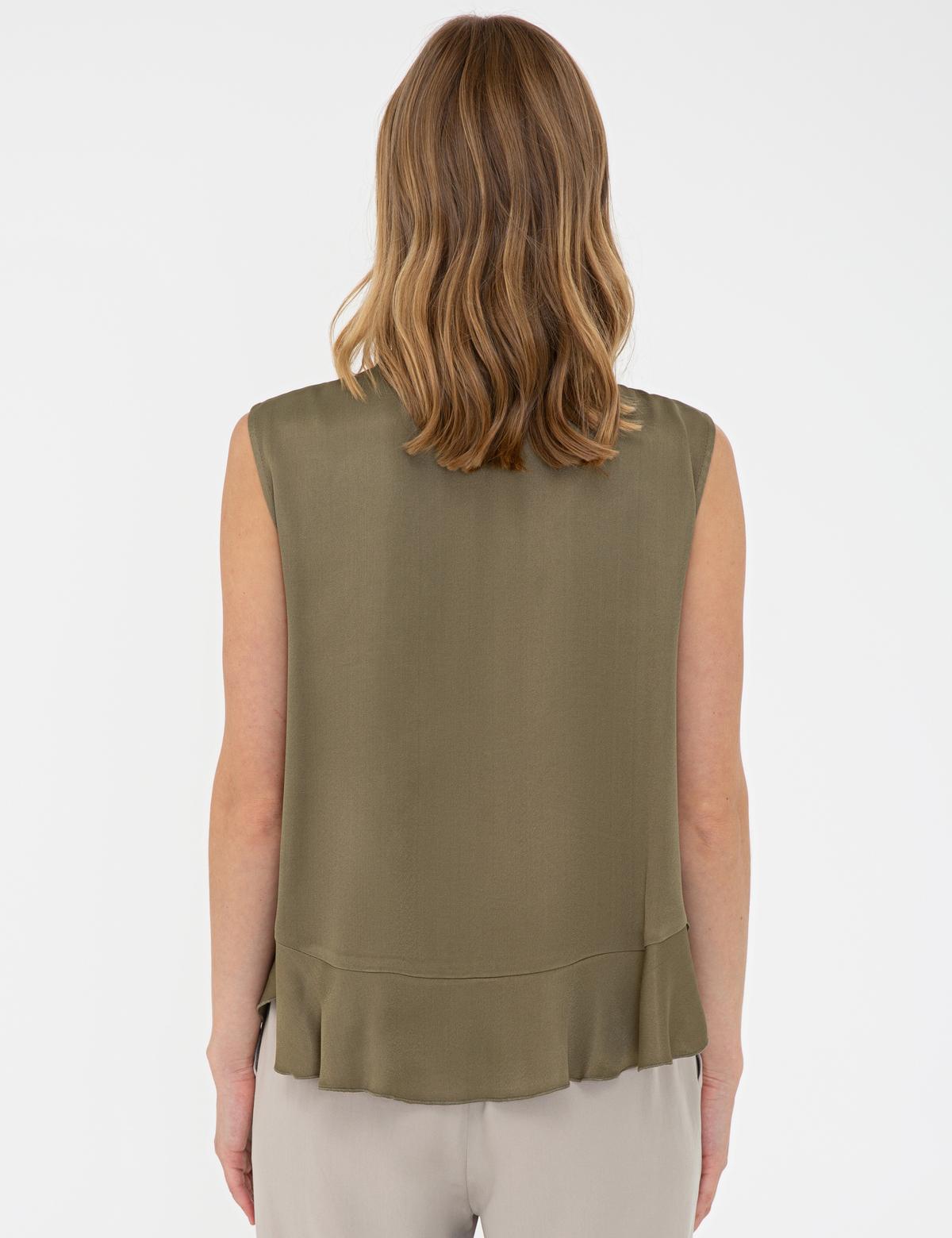 Haki Regular Fit Kolsuz Gömlek - 50241698020