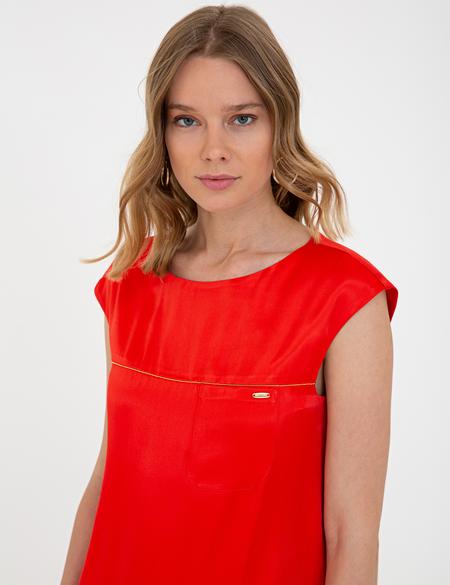 Nar Çiçeği Regular Fit Bluz - 50243772015