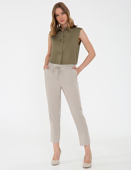 Taş Rahat Kesim Kanvas Pantolon - 50243893005