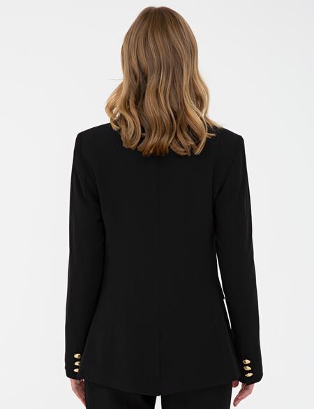 Siyah Standart Fit Ceket - 50241705010