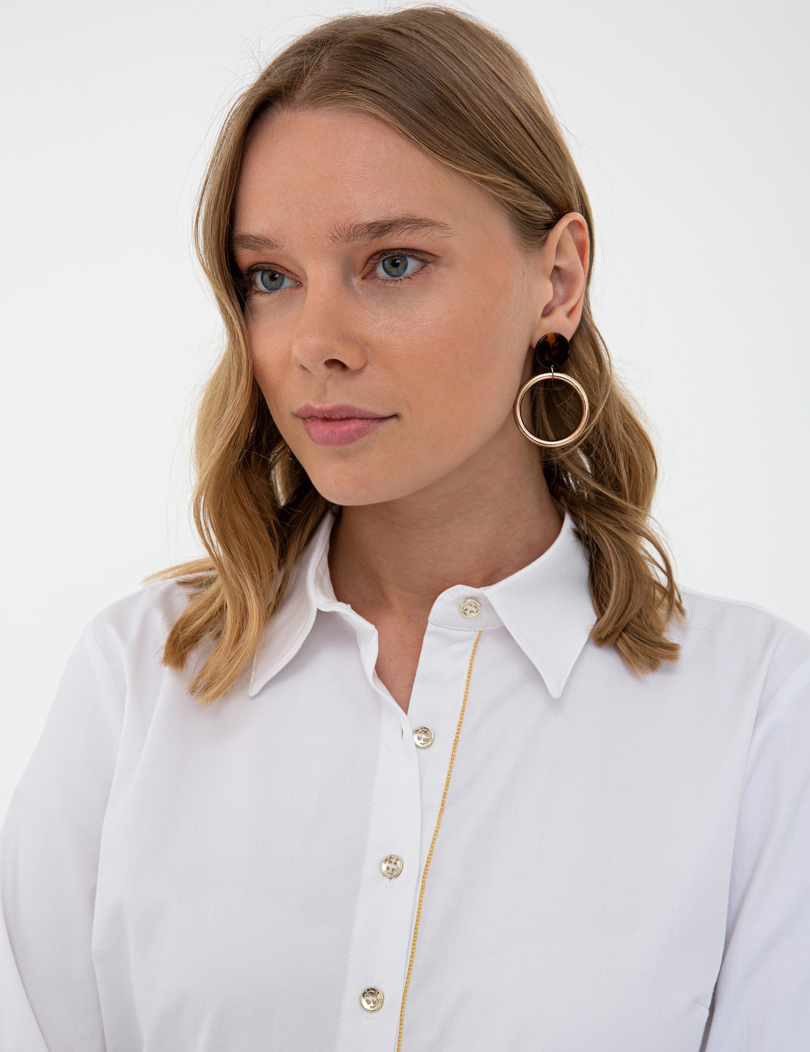 Beyaz Uzun Kollu Gömlek