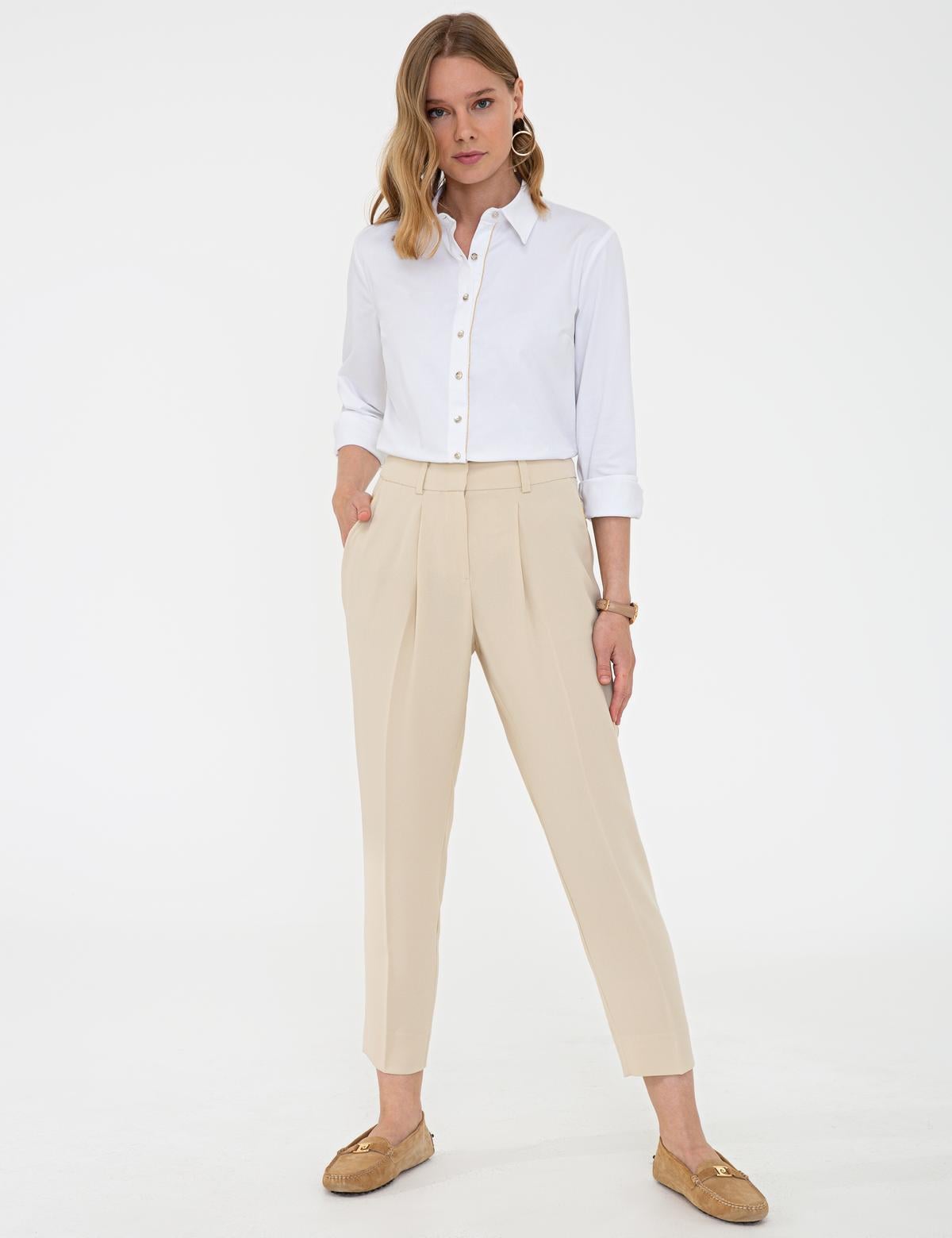 Beyaz Uzun Kollu Gömlek - 50241700001