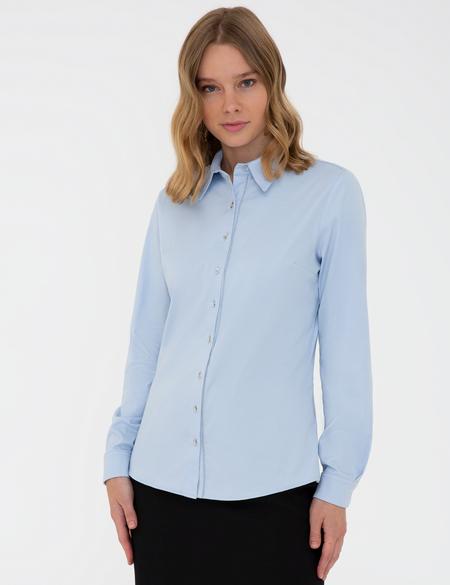 Mavi Uzun Kollu Gömlek - 50241700009