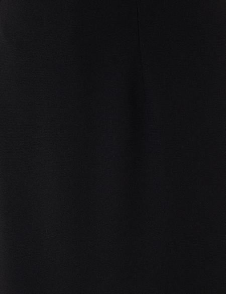 Siyah Slim Fit Dokuma Etek - 50241960002