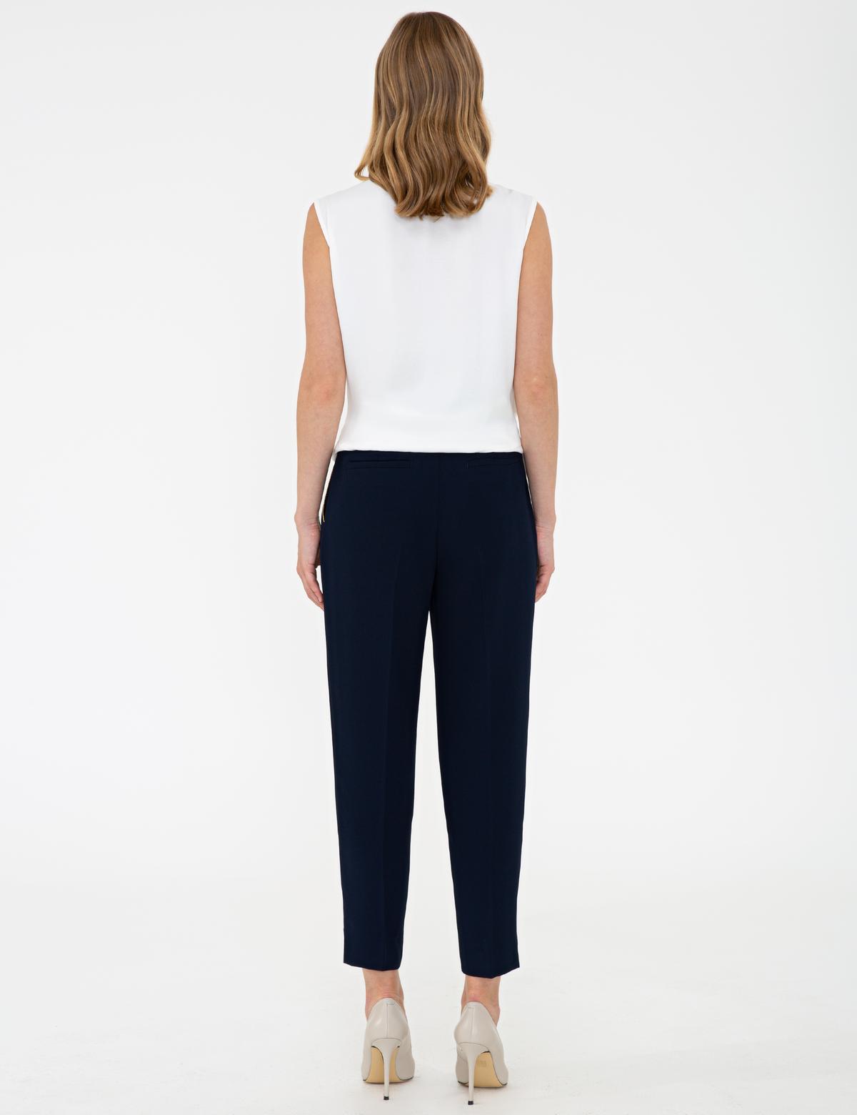 Lacivert Carrot Fit Kumaş Pantolon - 50241703006