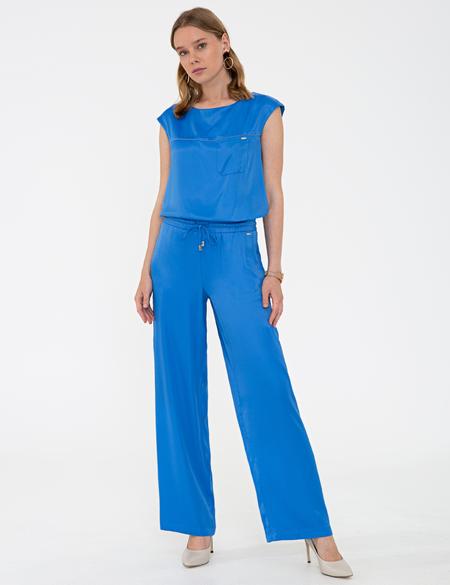 Saks Rahat Kesim Kanvas Pantolon - 50243312025