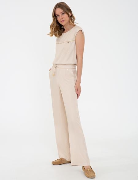 Somon Rahat Kesim Kanvas Pantolon - 50243312035