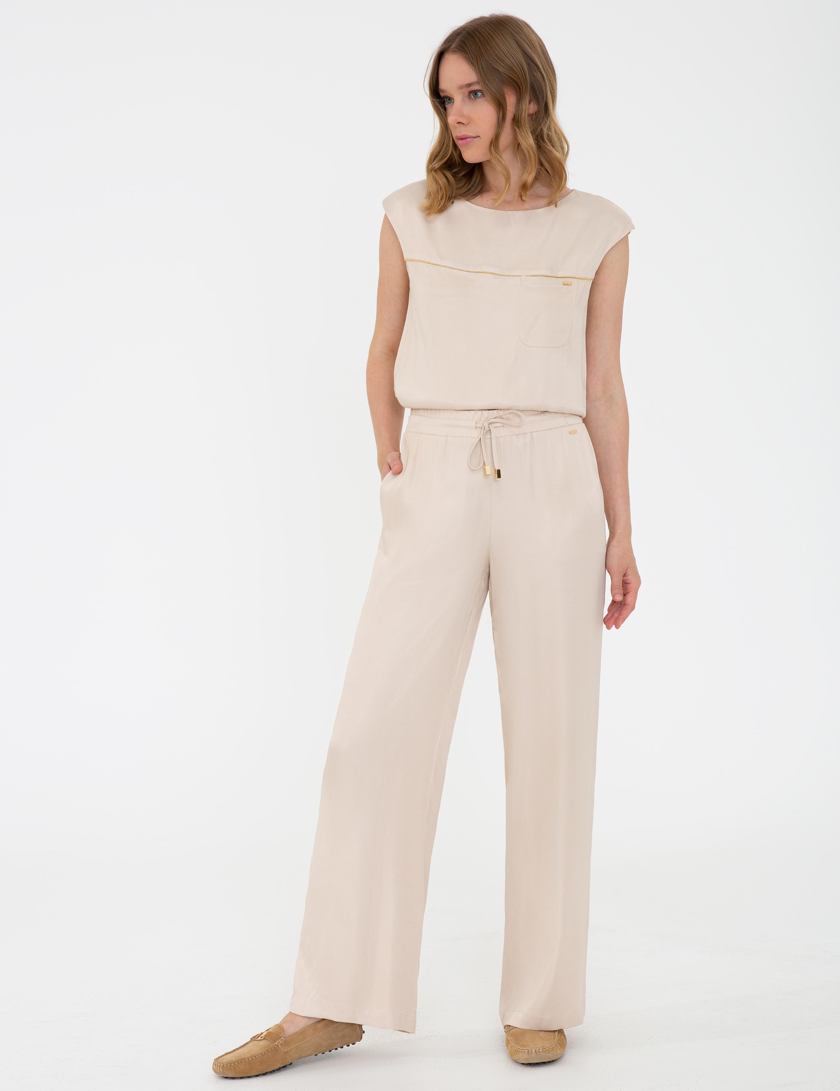 Somon Rahat Kesim Kanvas Pantolon