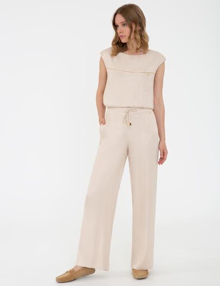 Somon Rahat Kesim Kanvas Pantolon - 50243312035