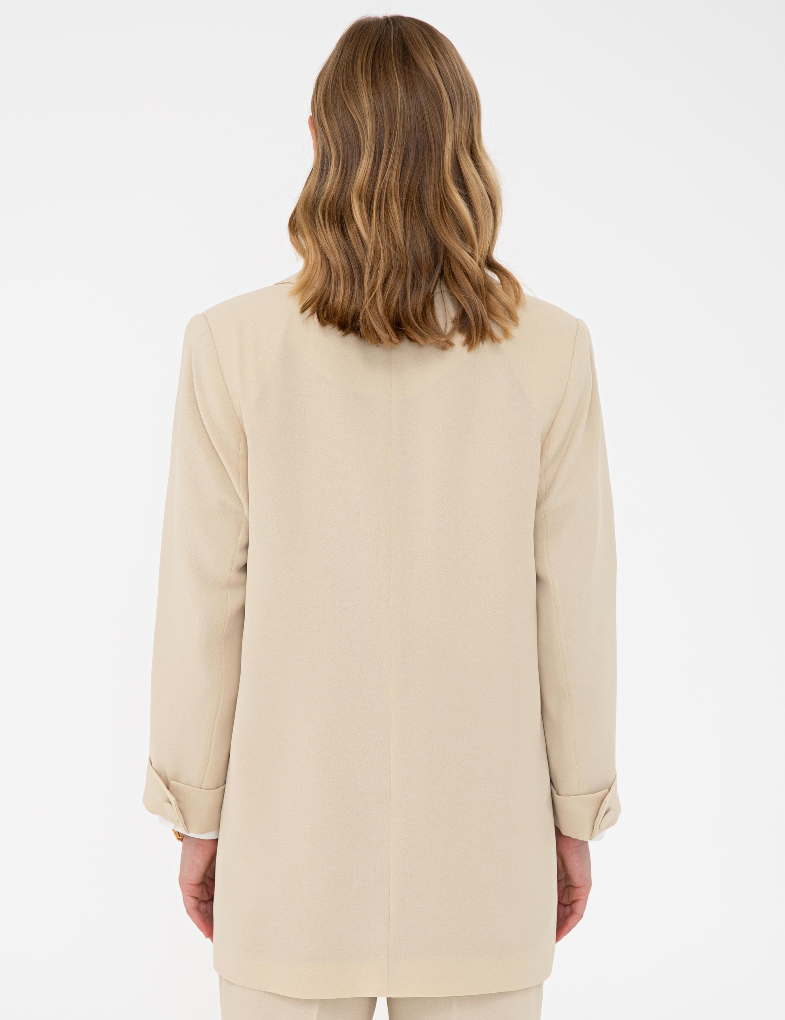 Bej Regular Fit Ceket