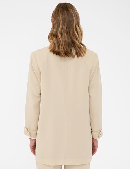 Bej Regular Fit Ceket - 50241706007