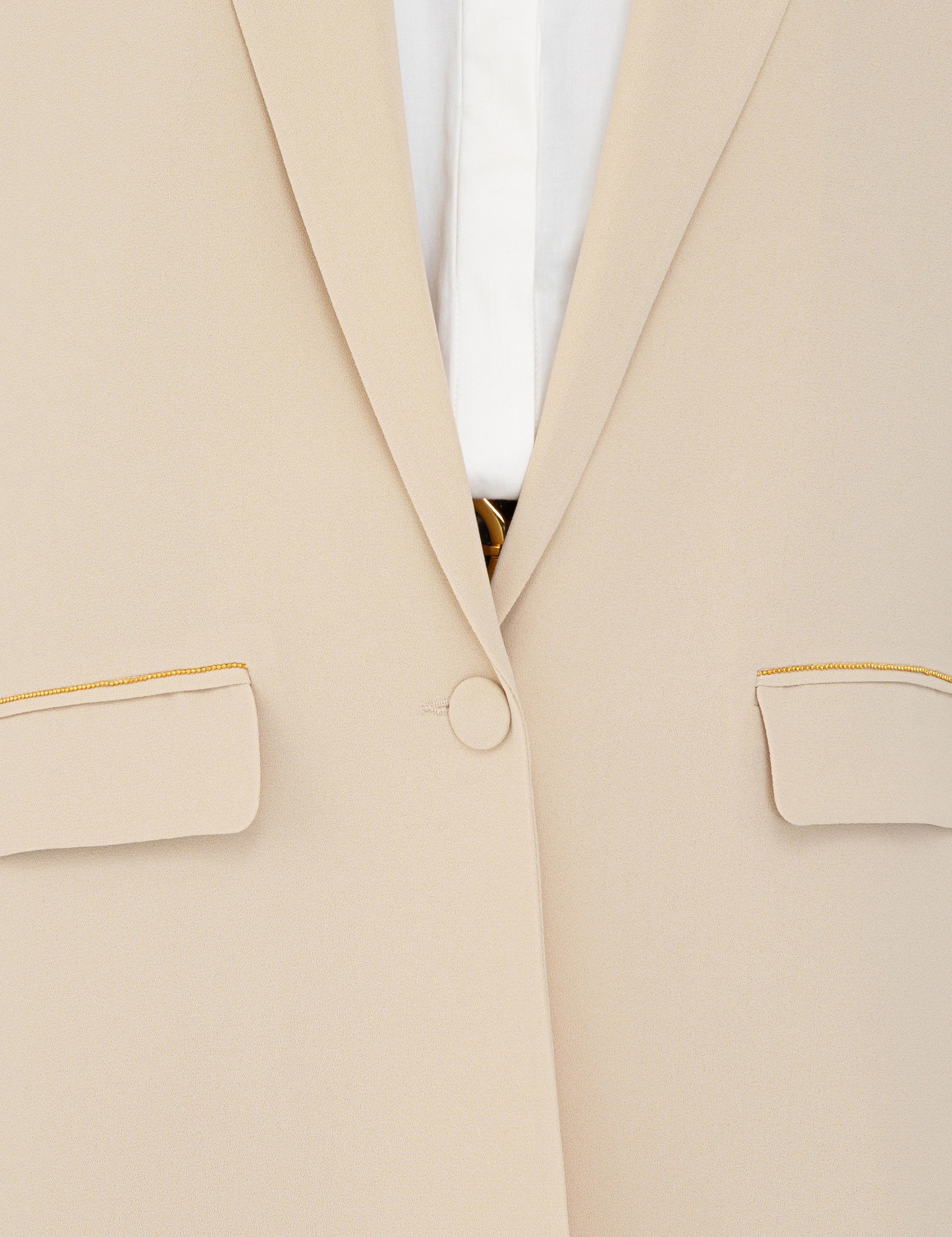 Bej Regular Fit Ceket