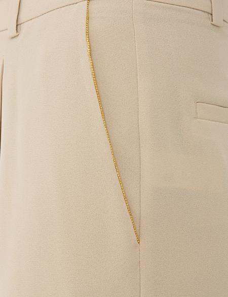 Bej Carrot Fit Kumaş Pantolon - 50241703004