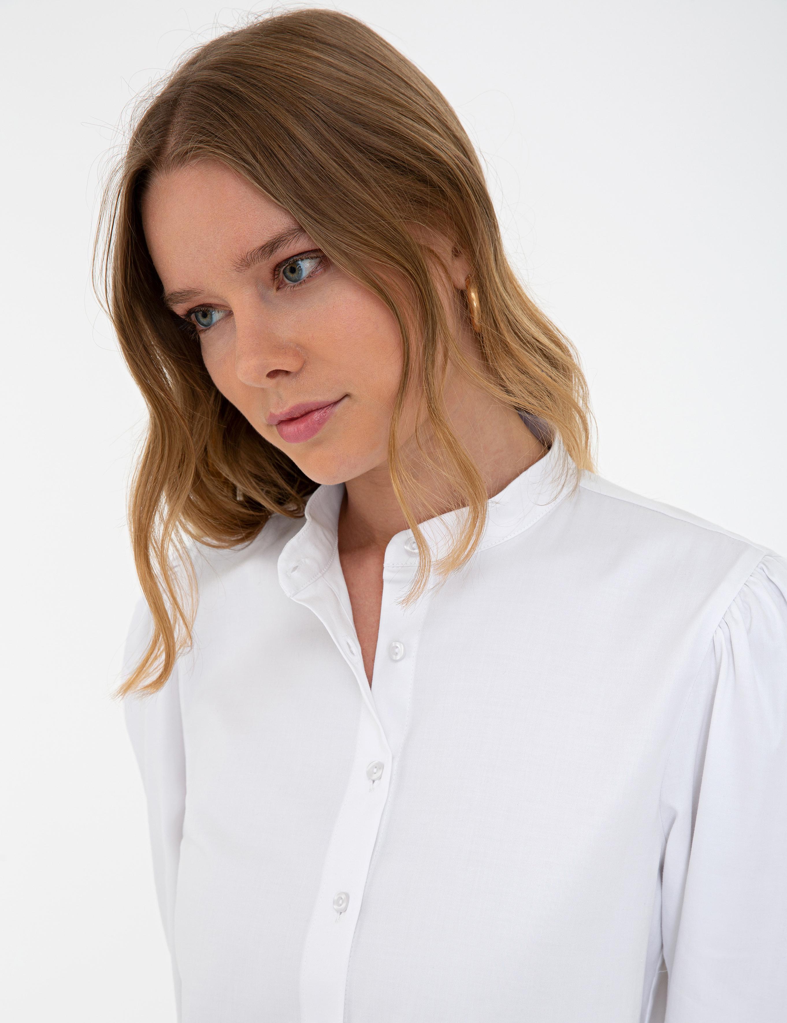 Beyaz Uzun Kollu Gömlek