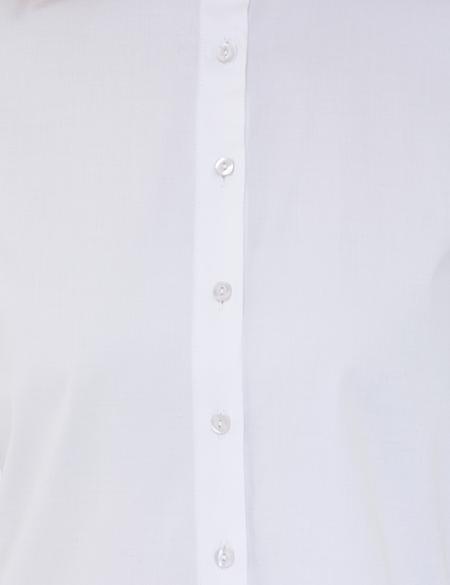 Beyaz Uzun Kollu Gömlek - 50241699002